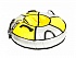 Санки надувные Тюбинг Элит жёлтый, диаметр 105 см.  - миниатюра №5